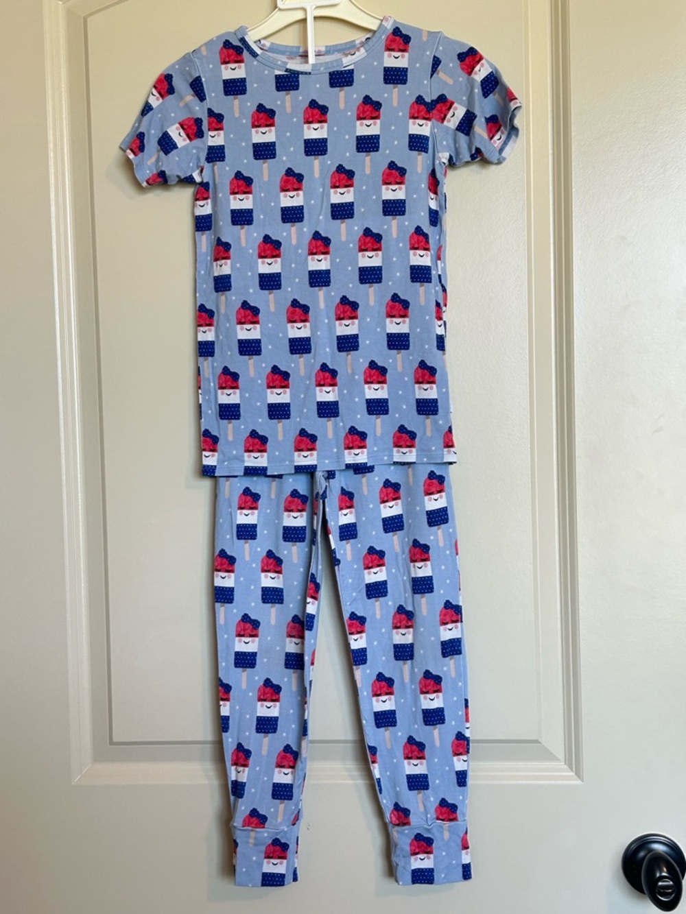 Sz7 Little Pajama Co Patriotic Popsicle Two-Piece Set